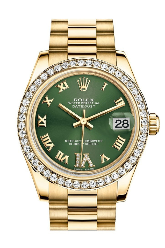 rolex green president