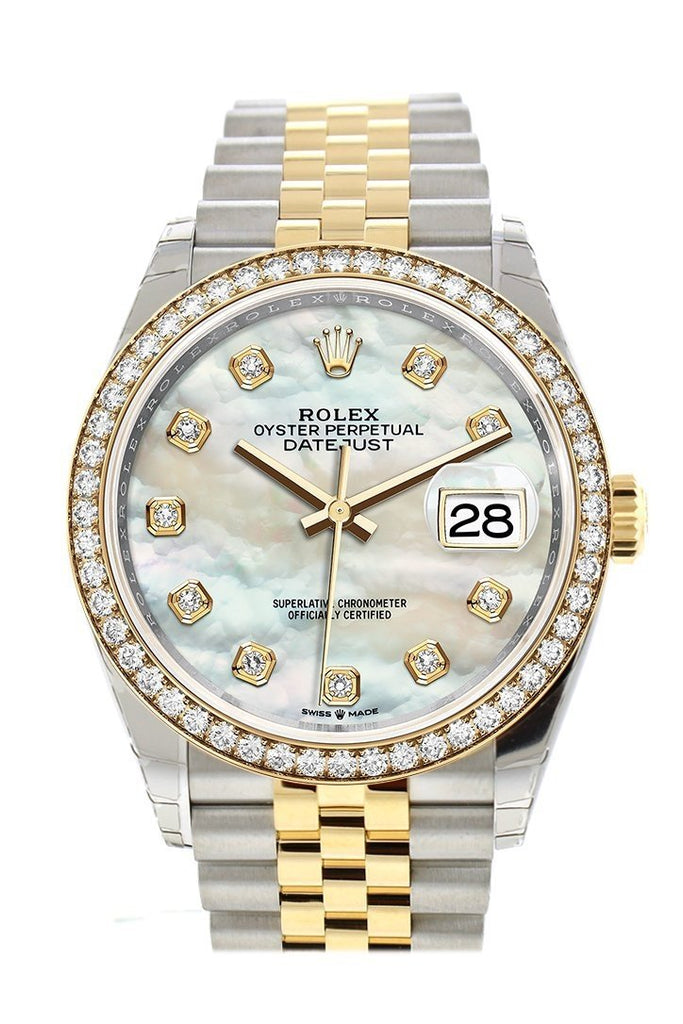 Rolex Datejust 36 White mother-of-pearl 