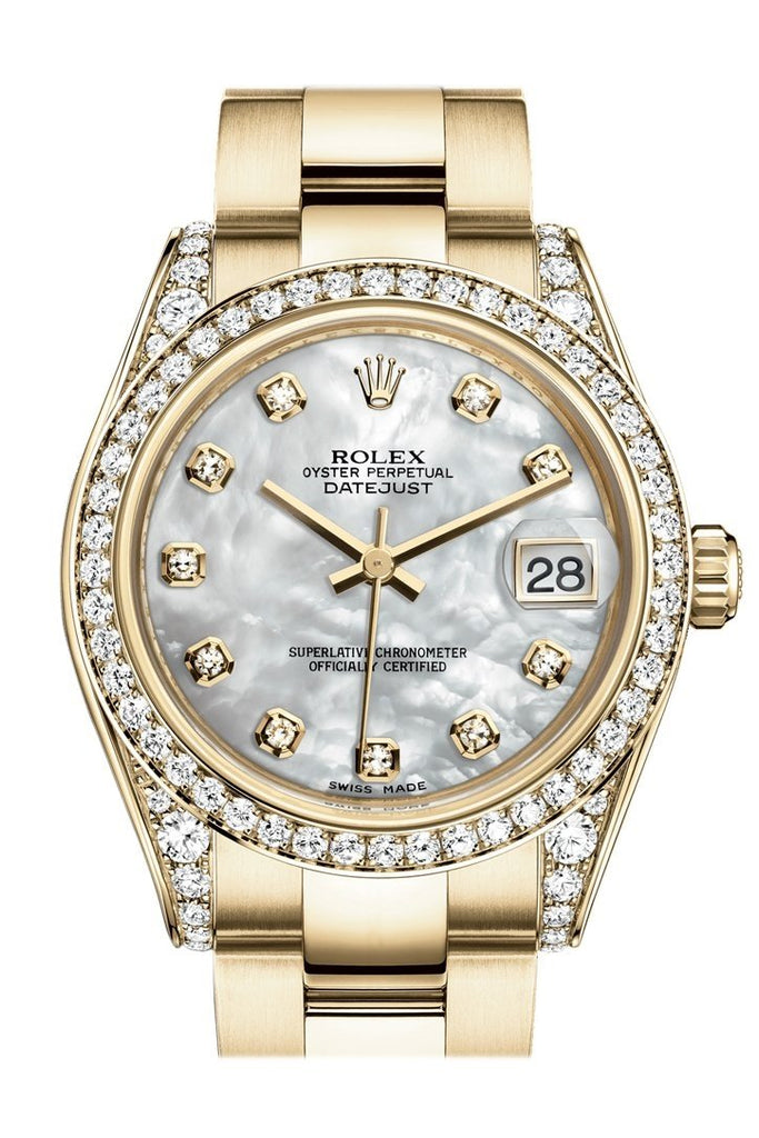 rolex women's white gold watches