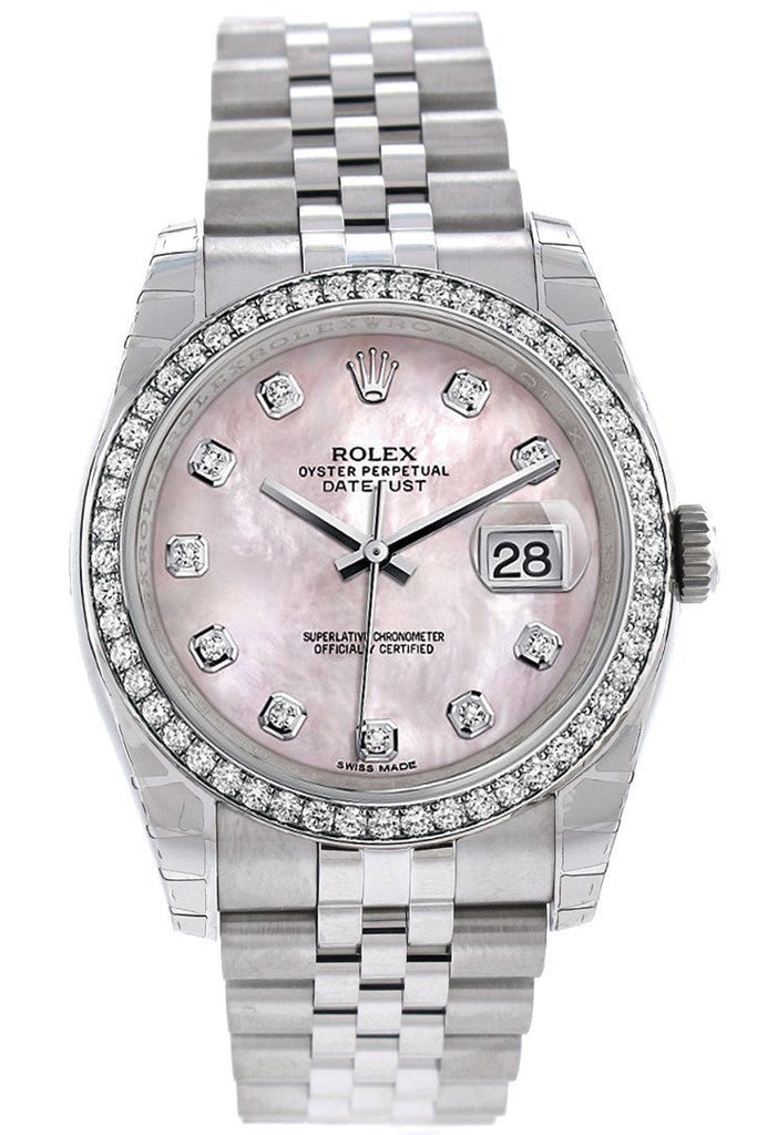 rolex pink mother of pearl dial