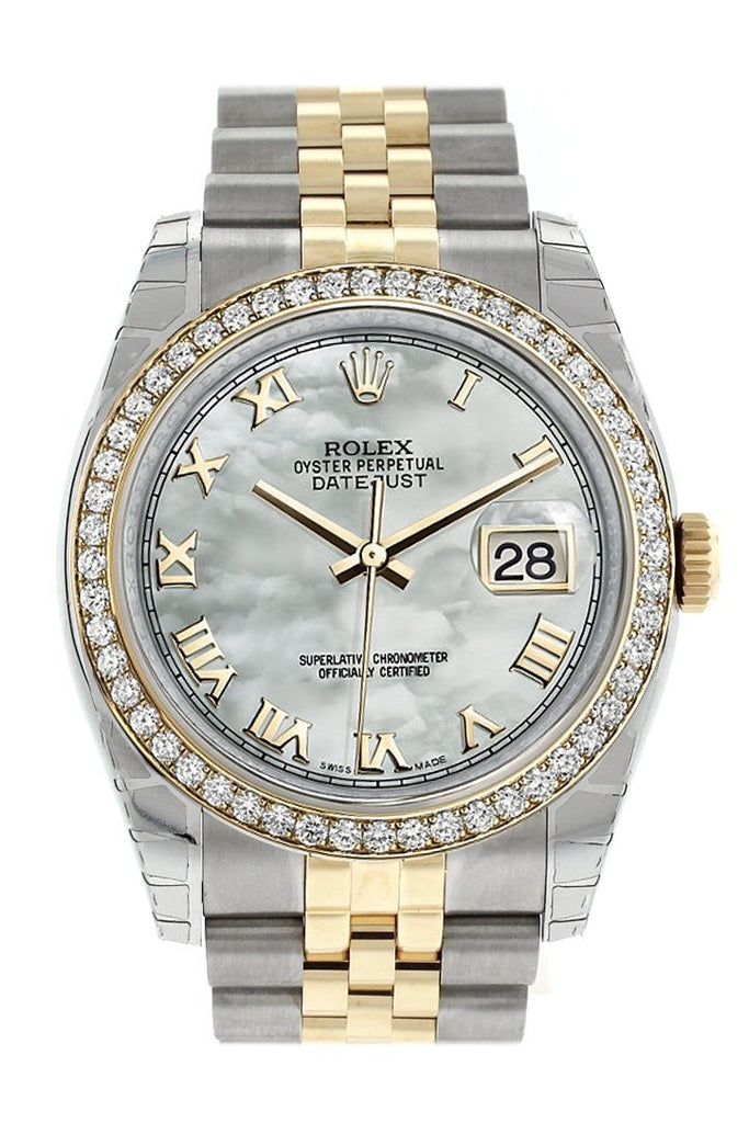 datejust 36 mother of pearl dial