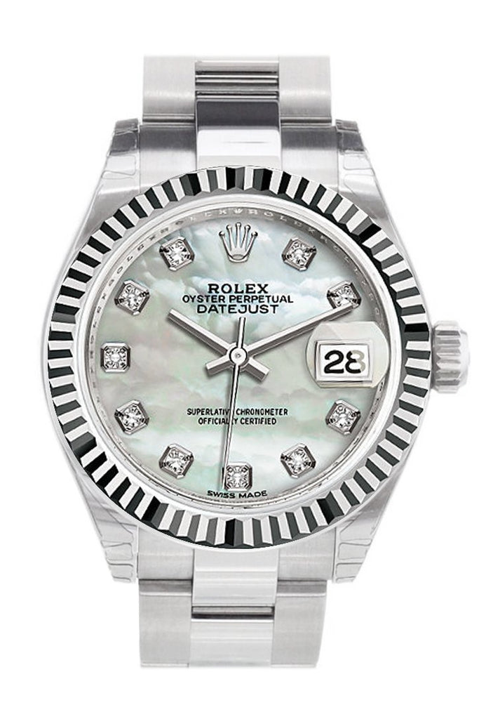 ROLEX 279174 Datejust 28 Mother of 