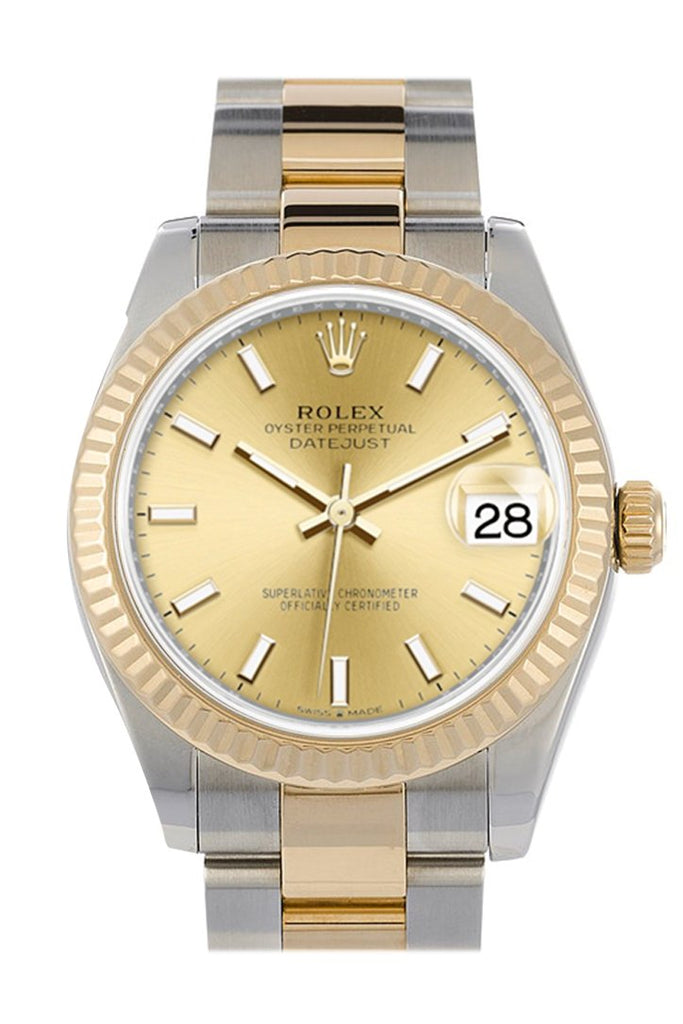 rolex two tone watch