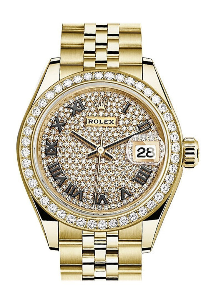 rolex 28mm diamond bezel