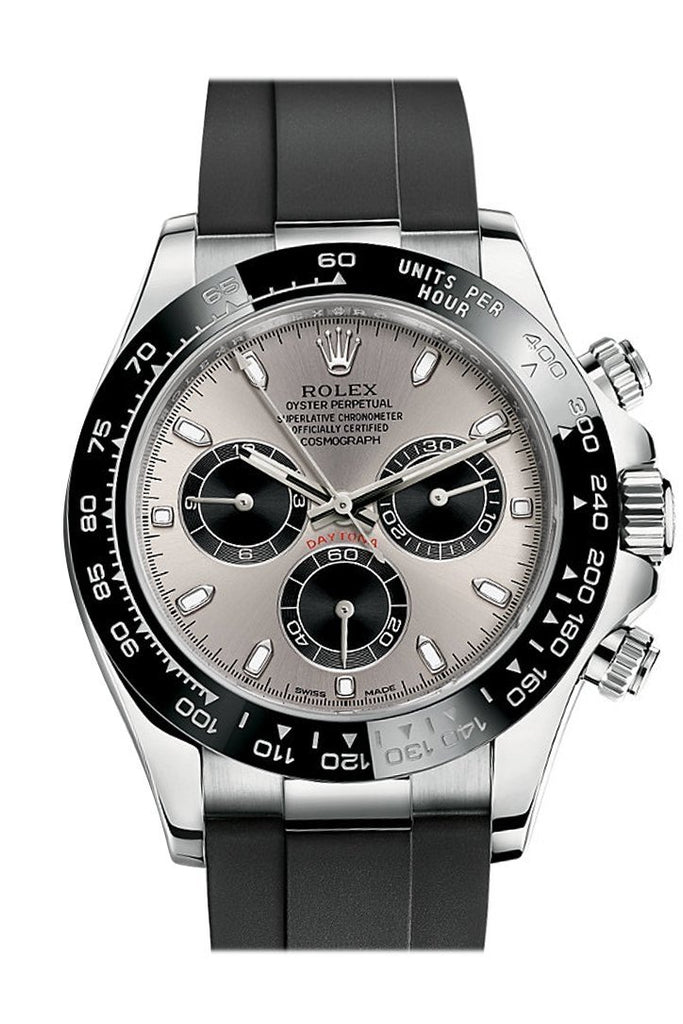 Rolex 116519LN Cosmograph Daytona Steel Dial Oysterflex Strap | WatchGuyNYC