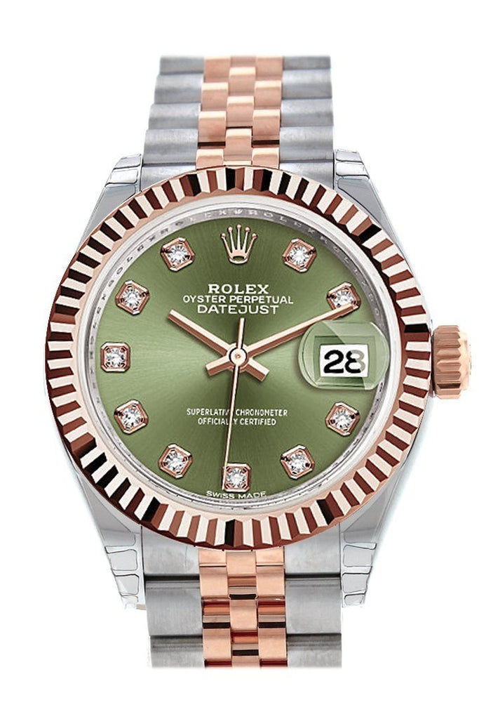 Rolex 279171 Datejust 28 Olive Green 