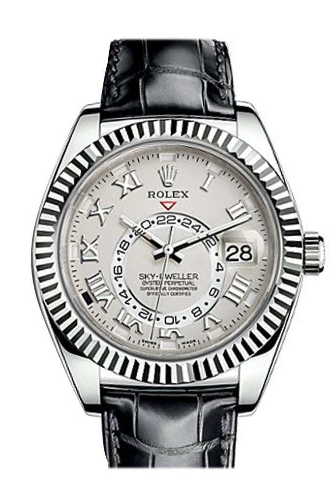 mens leather rolex