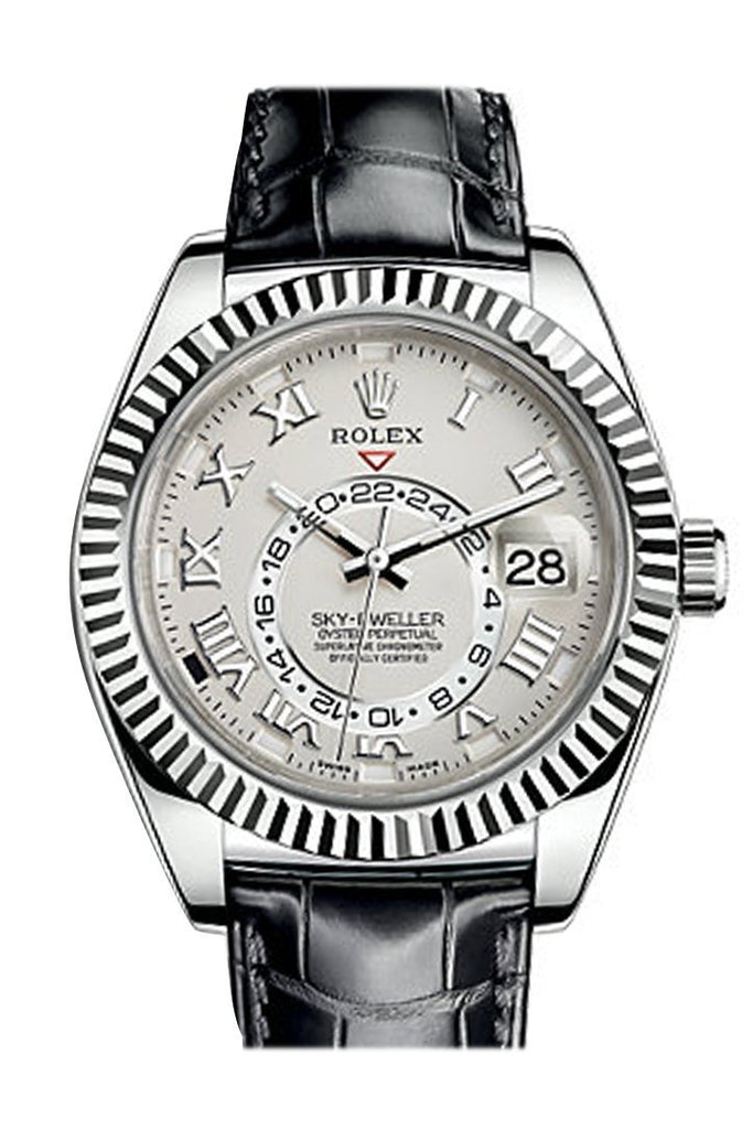 ROLEX 326138 Sky-Dweller 42 Ivory Dial 