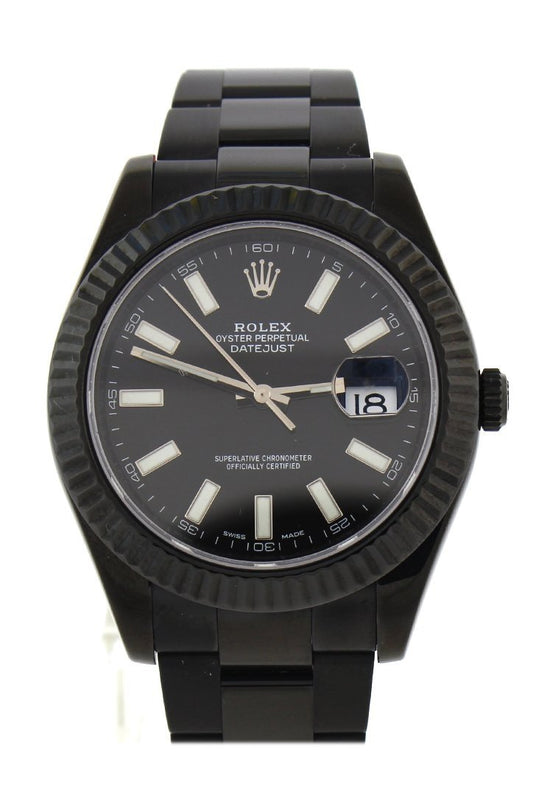 rolex black watch