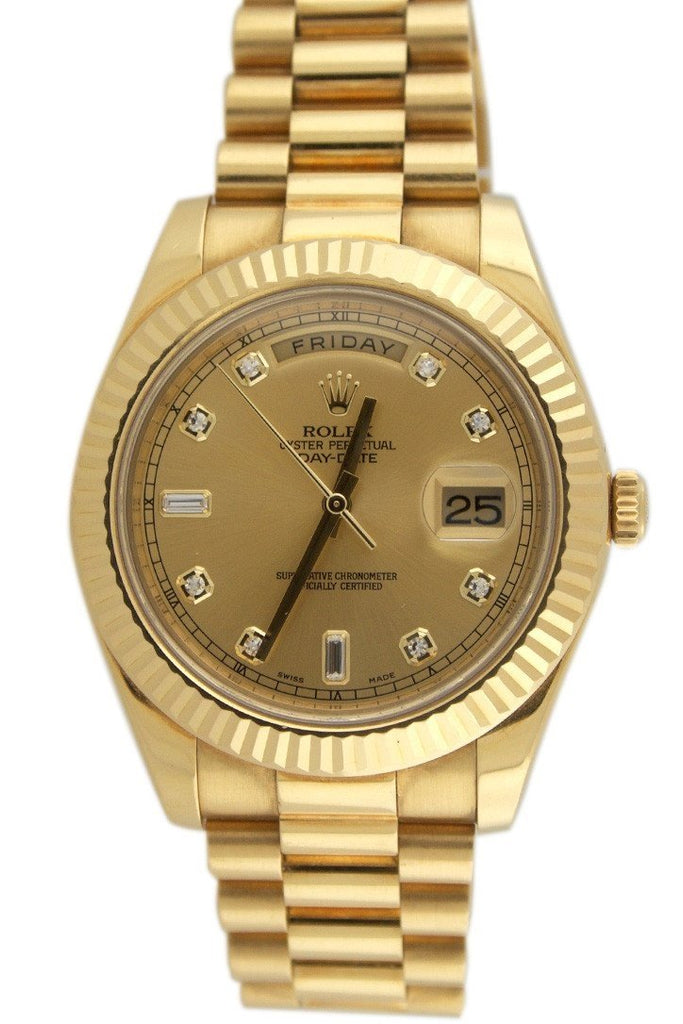 rolex day date ii yellow gold