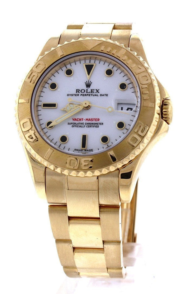 ROLEX 169628 Yacht-Master White Dial 