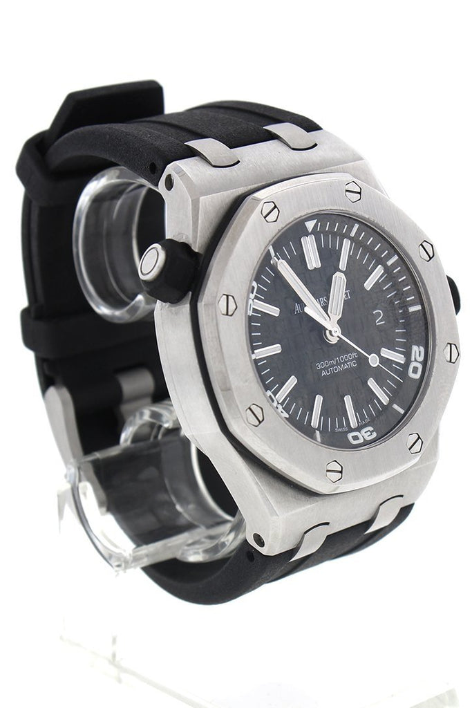 Audemars Piguet Royal Oak Offshore Diver Black Dial 15703ST.OO.A002CA ...