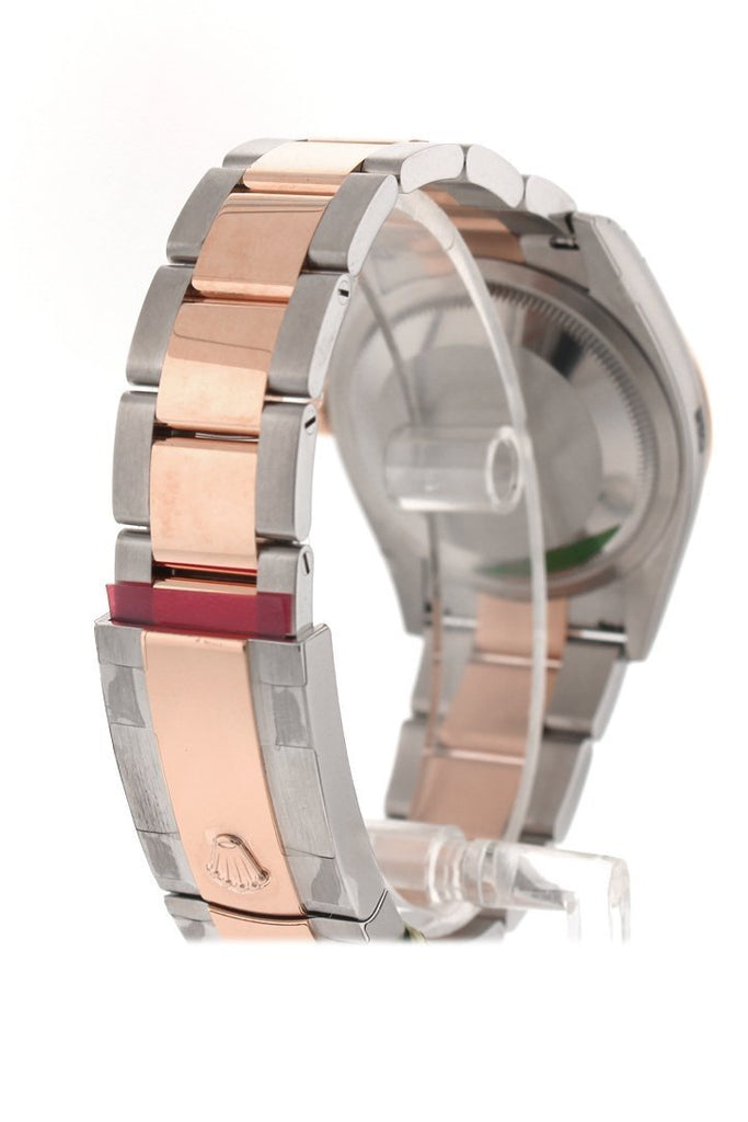 Rolex Datejust 36 Rose Set With Diamonds Dial Diamond Bezel Gold Two Tone Watch 126281Rbr