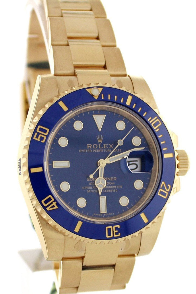 rolex blue and gold