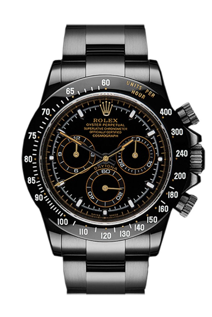 rolex men black