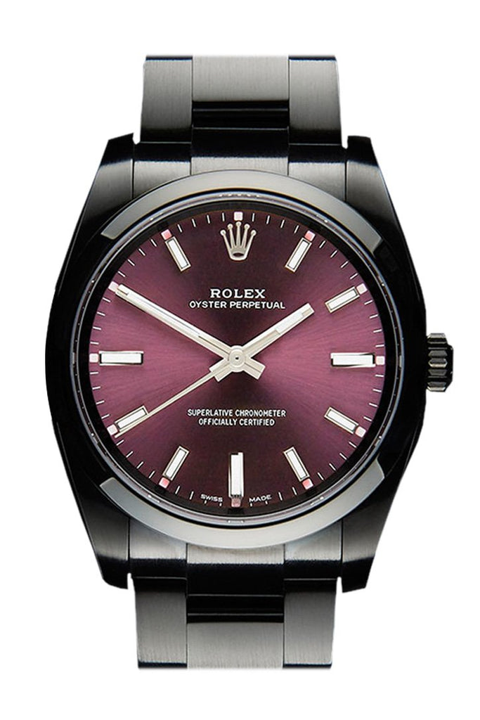 purple rolex watch