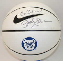 Brad Stevens Autographed Butler University Logo Basketball