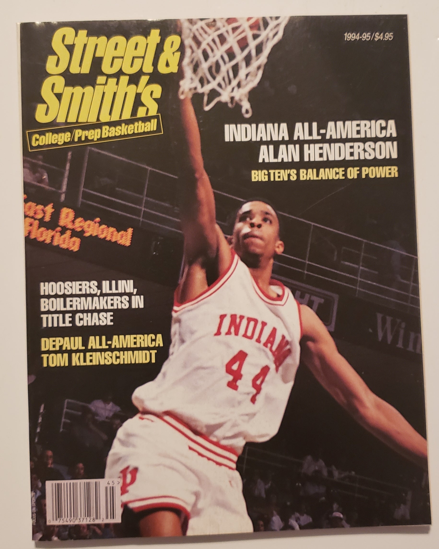 199495 Street & Smith's College/ Prep Basketball Magazine Alan Hender