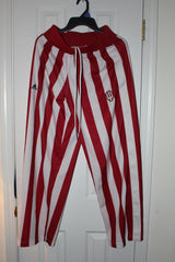 Indiana University Basketball Candy Stripe Warm Up Pants Sz Sm Vintage Indy Sports