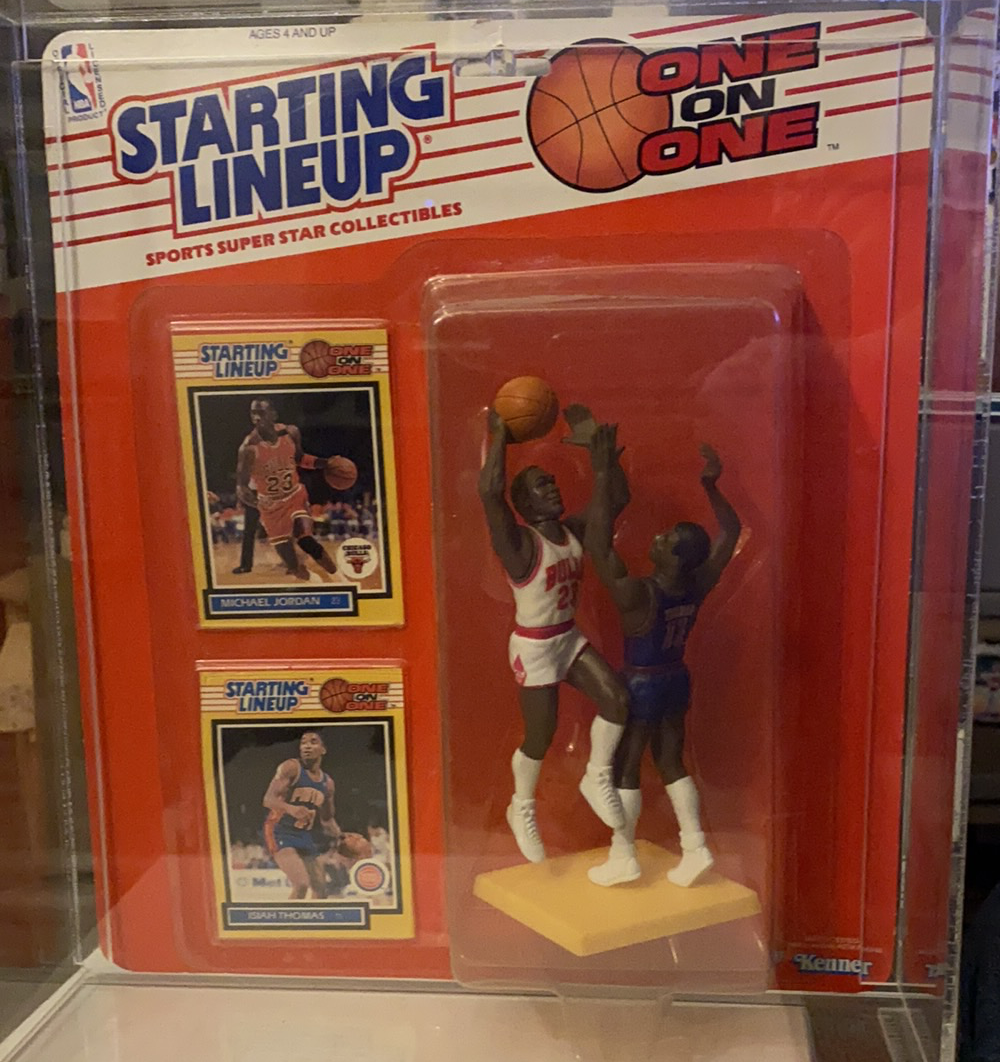 1989 Michael Jordan / Isiah Thomas One On One Starting Lineup
