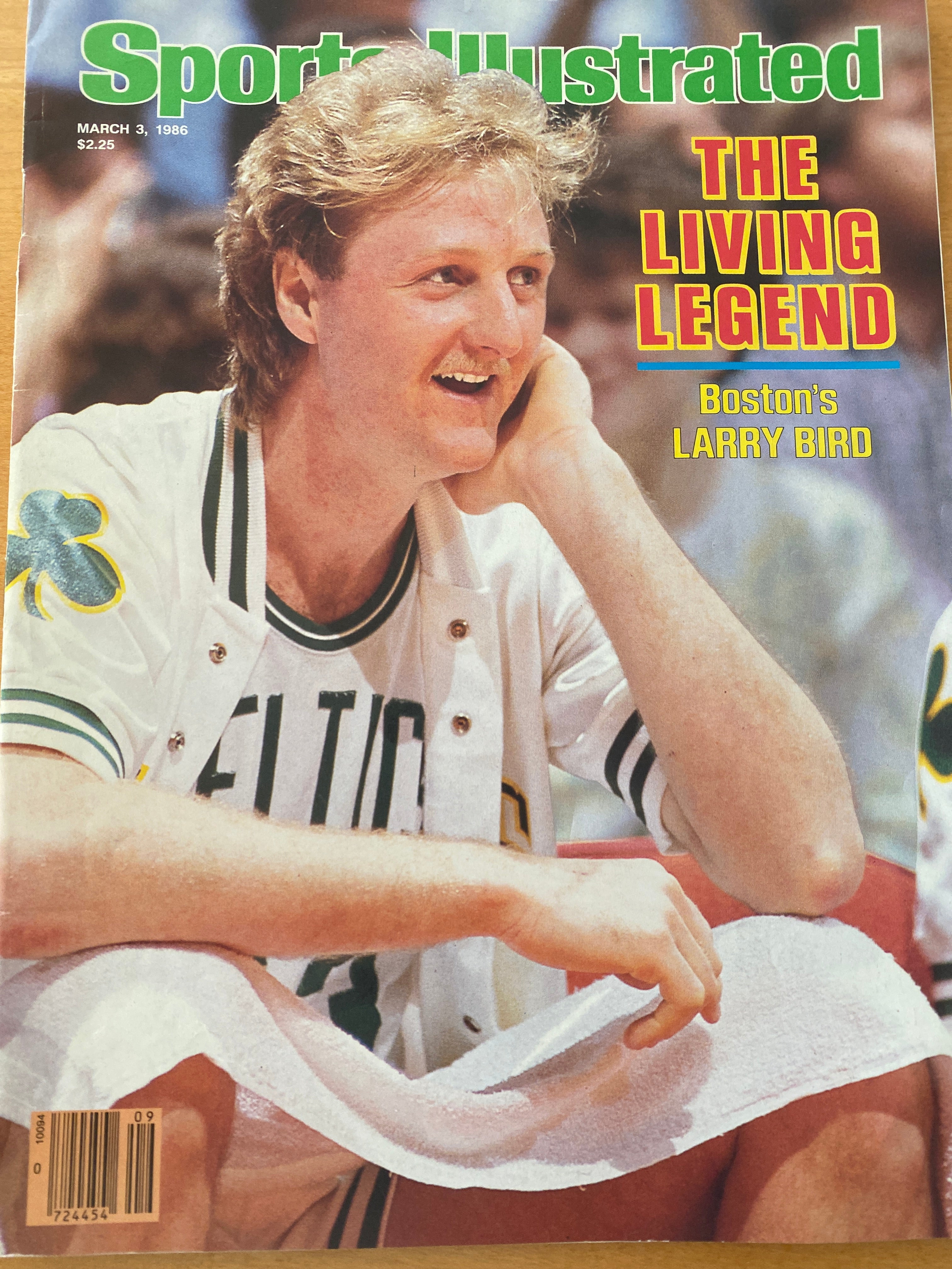 1986 Larry Bird Sports Illustrated Issue Vintage Indy Sports