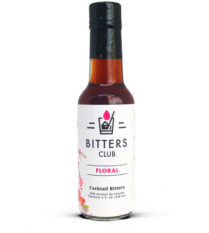 Natural Floral Cocktail Bitters, 5 fl. oz. - The Bitters Club