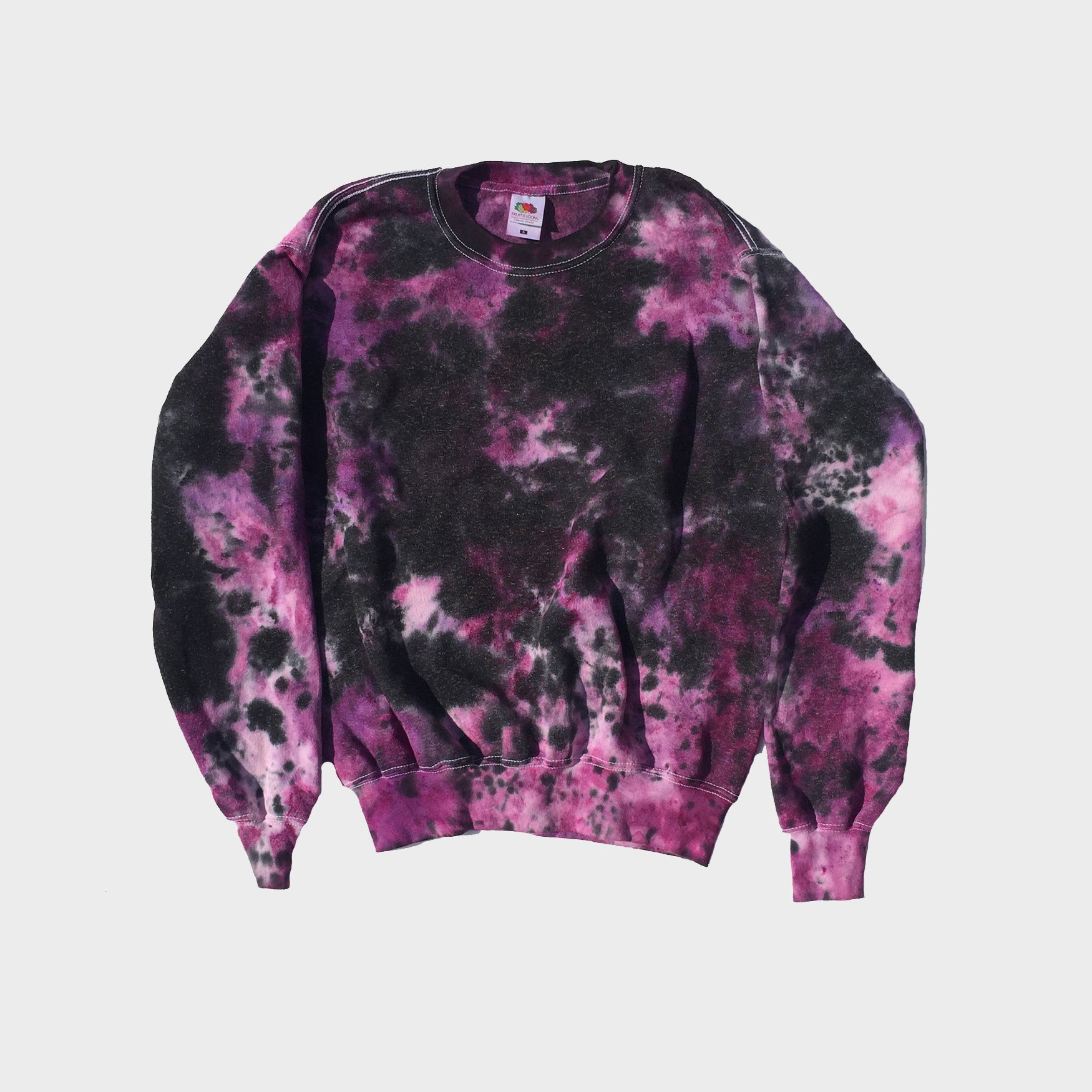 black and purple sweatshirt