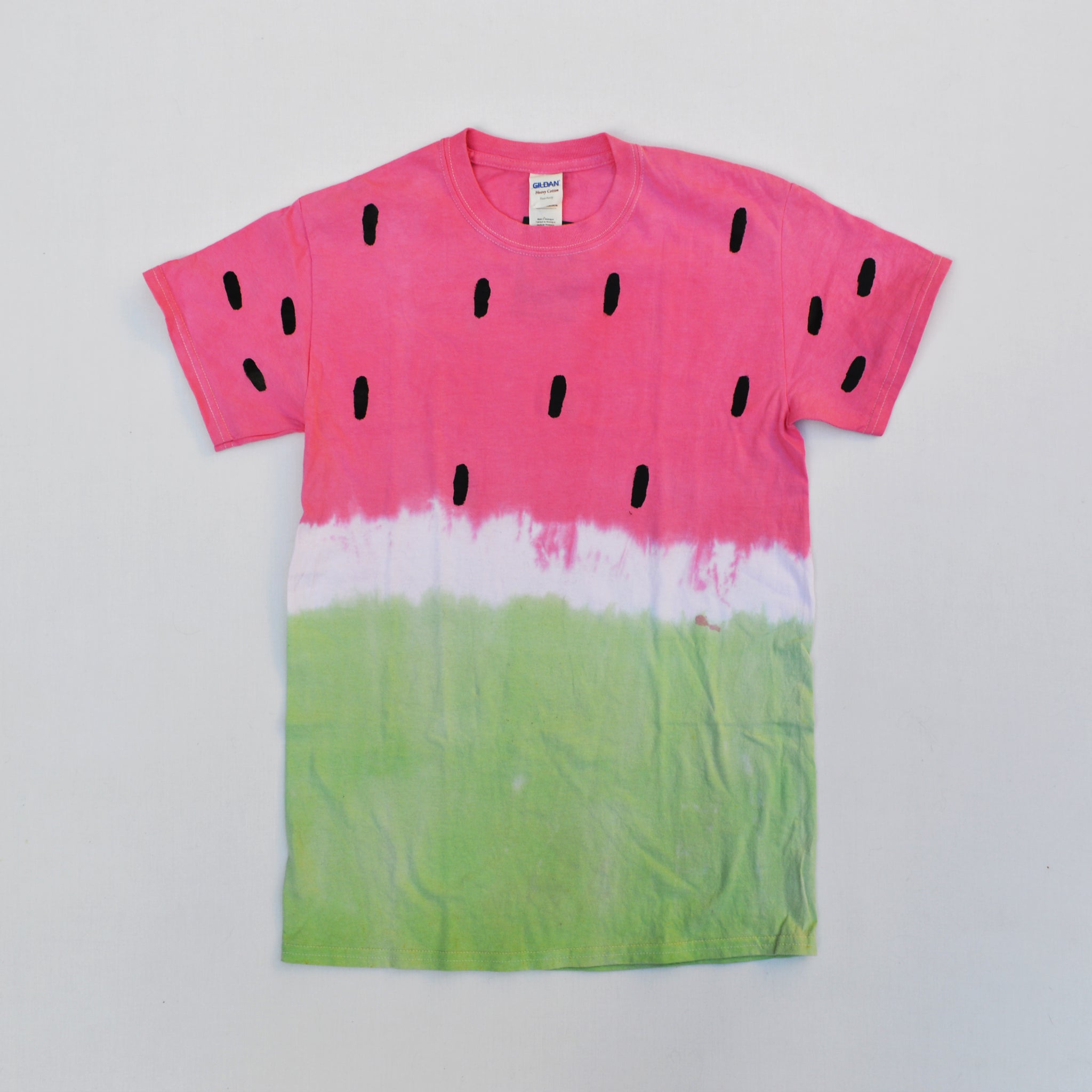 red and green tie dye shirts