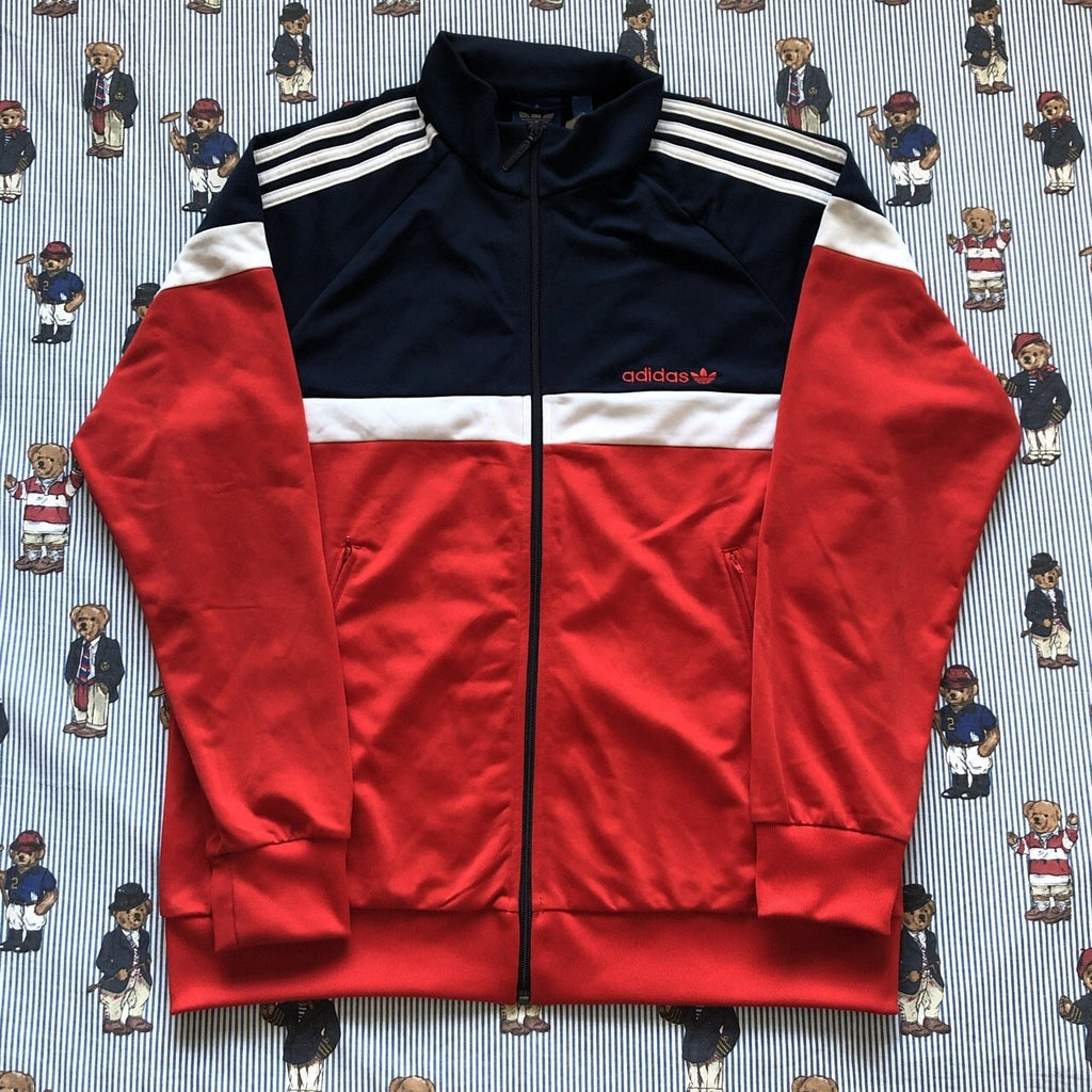 red adidas originals jacket