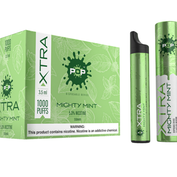 Pop Xtra Extra Pod System Disposable Vape Device 10 Puffs Hit Fr Vape Central Group