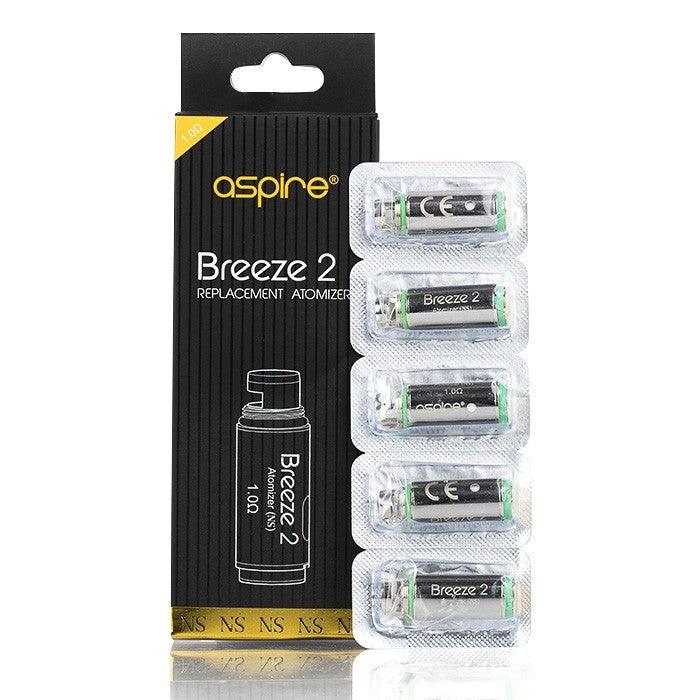 Aspire Breeze 2 Replacement Coils 1 0ohm 5pcs Vape Central Group