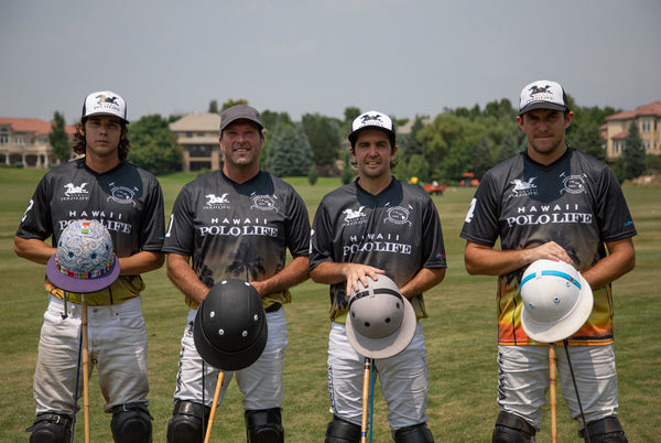 Chris Dawson, Nano Gracida, Tommy Collingwood, and Diego Cavagnah for Hawaii Polo Life Team in Click Polo