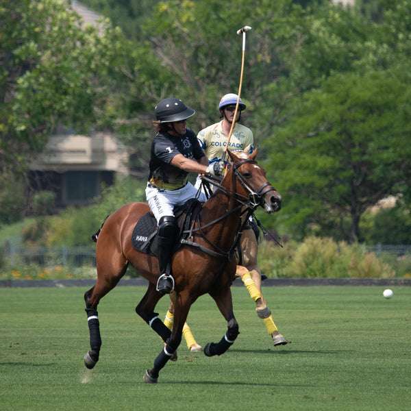 Chris Dawson playing polo in Denver - Hawaii Polo Life - Horseplay