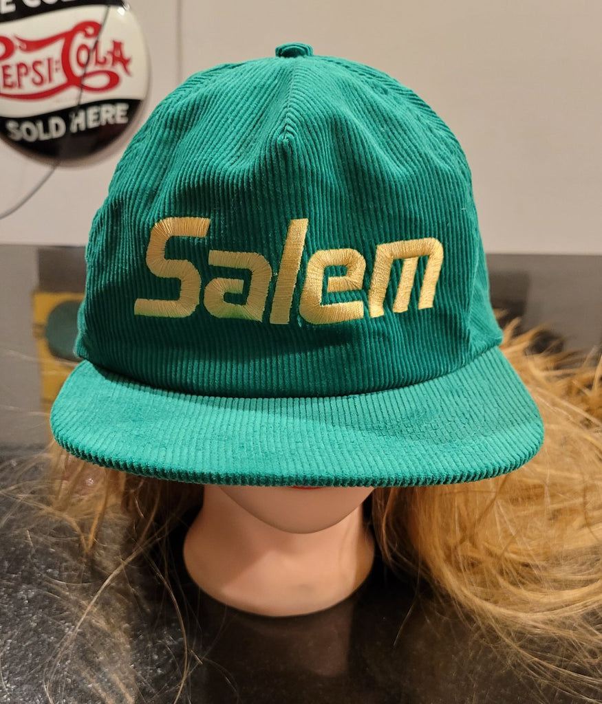 US】90年代 トラッカーキャップ セーラム salem タバコ グリーン古着屋