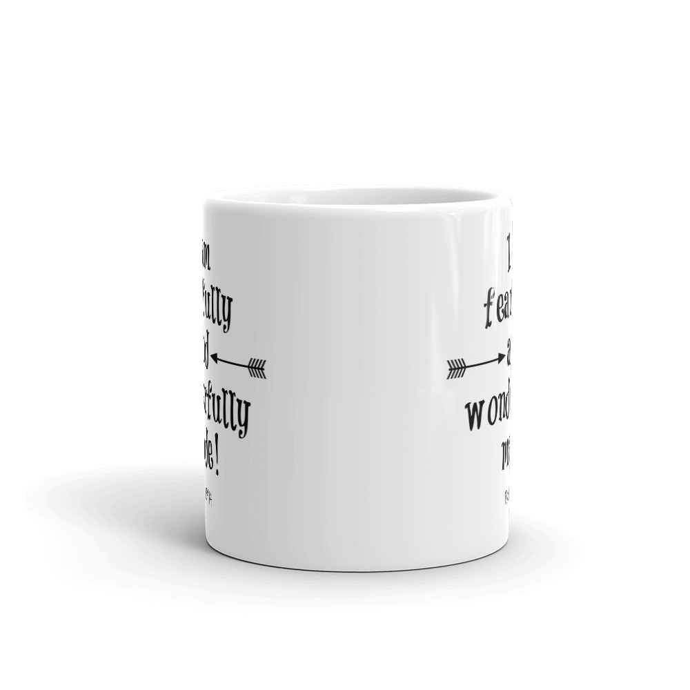 Fearfully and Wonderfully Made Coffee Tea Mug - Choose Size – Sunshine ...