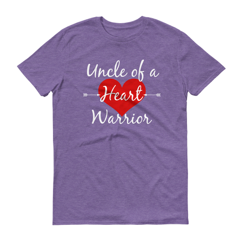 Uncle of a Heart Warrior CHD Heart Defect Unisex Shirt - Choose Color ...