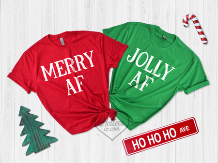 Jolly AF Christmas Shirt