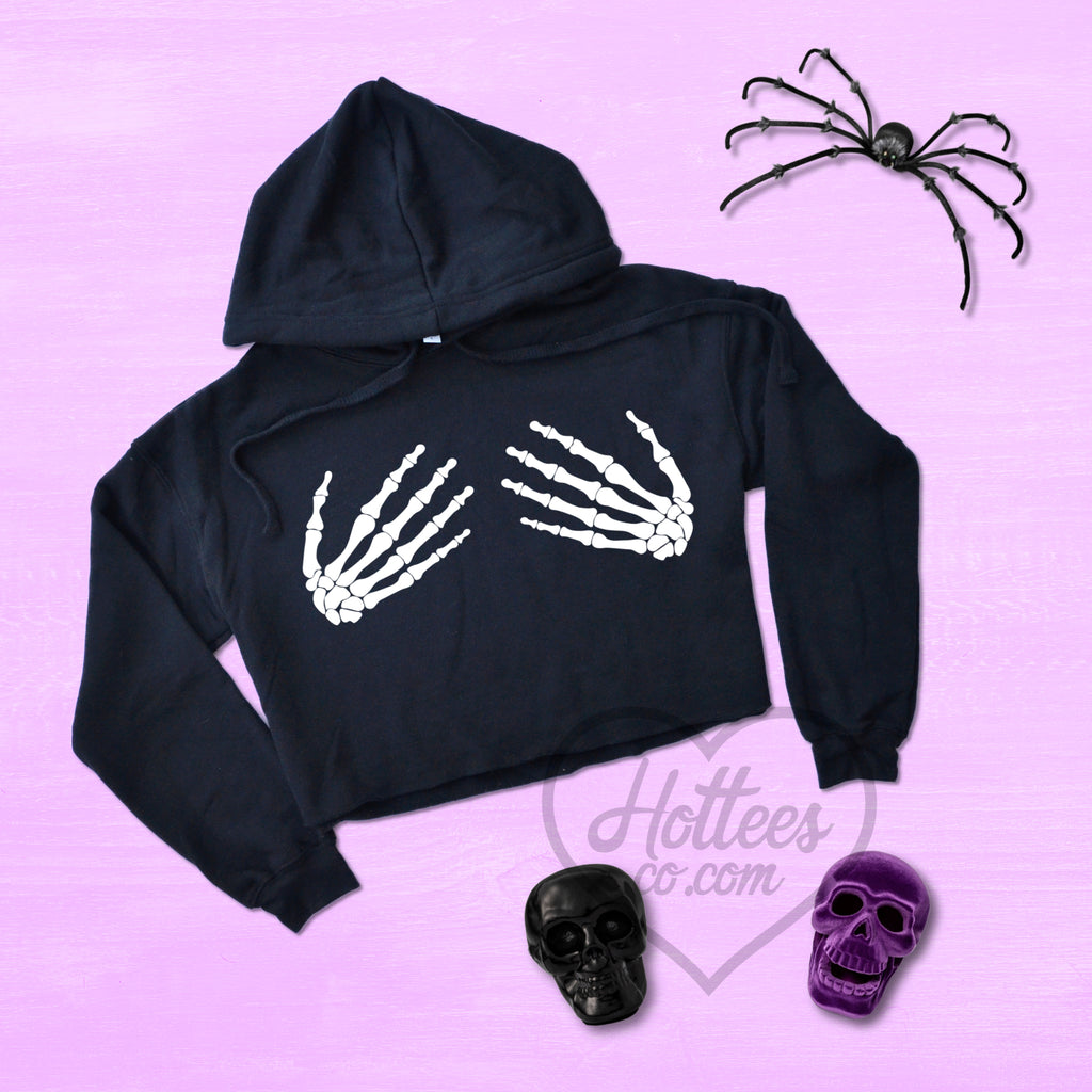 skeleton hands hoodie