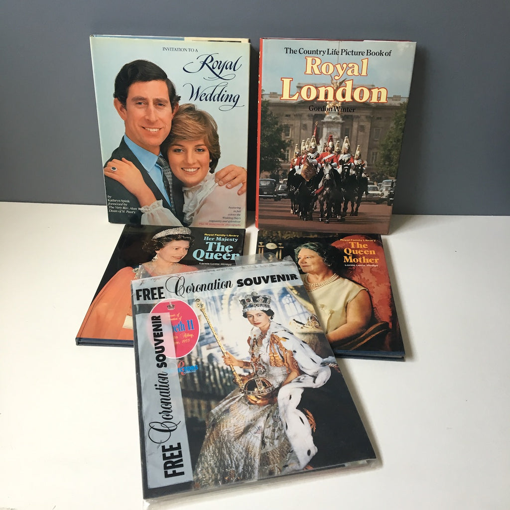 England S Royal Family Books And Ephemera Collection 1980s Vintage Nextstage Vintage