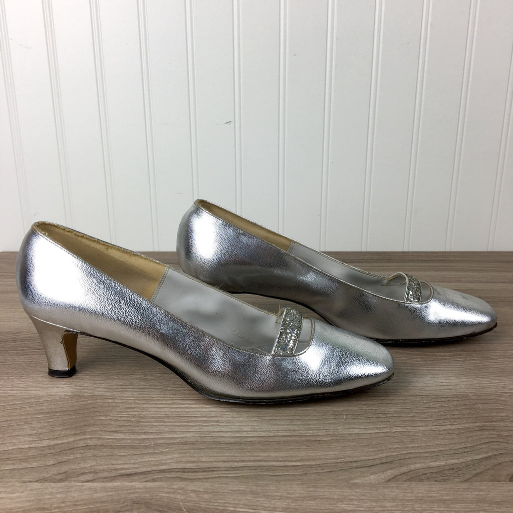 sears silver shoes