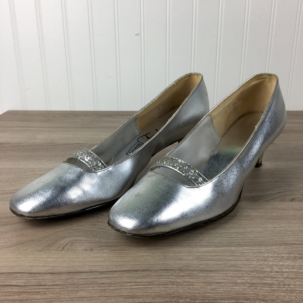 sears silver shoes