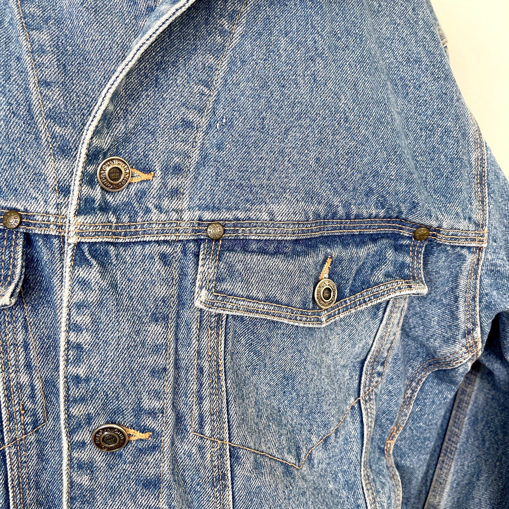 Vintage 1980s Union Bay blue denim jean jacket - size medium ...