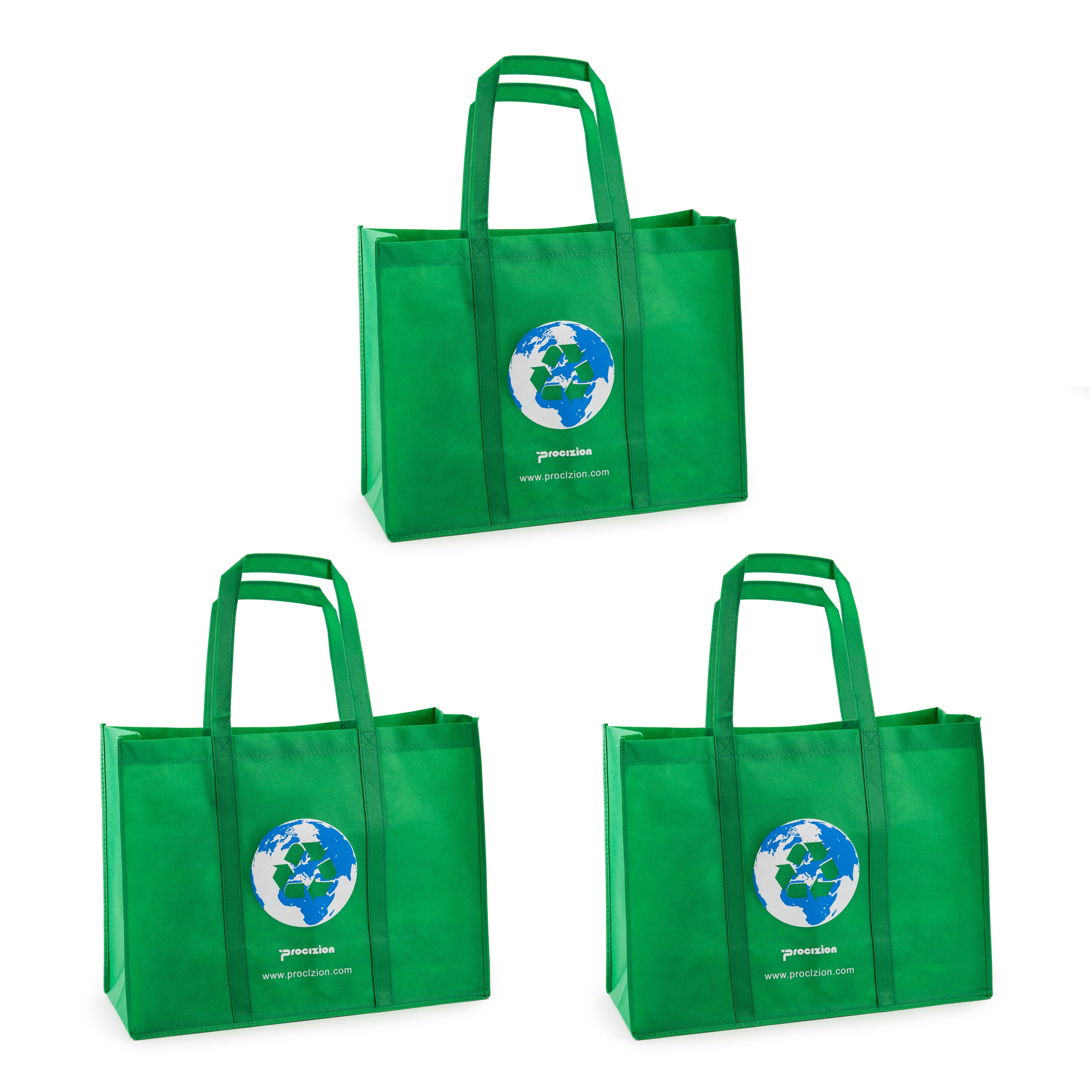 Reusable Grocery Tote Shopping Heavy Duty Bag (Small Set of 3) – Procizion