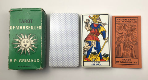ANTICO TAROCCO di MARSIGLIA Paul Marteu 1969 Grimaud France 80 cards tarot  deck box 80 carte tarocchi in scatola -  Italia