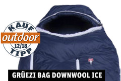 Kauftipp_gruezi-bag-schlafsack-Biopod DownWool Ice-Magazine outdoor Issue 12 2018