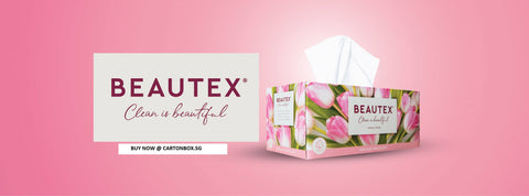 BEAUTEX BOX FACIAL TISSUE 3PLY x 5 x 100'S
