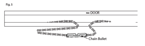 37301R Chain Extension kit for an 8 foot high door installation figure 5