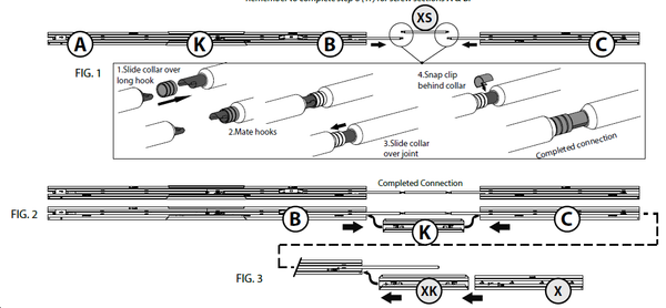 Genie EKSC, 37303R Screw Drive Extension Kit Installation Instructions