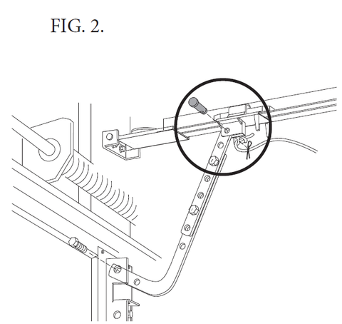 Genie Chain Sprocket 38415A.S replacement instructions, figure 2