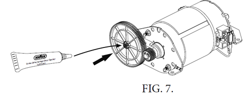 Genie DC Screw drive motor 38631A.S replacement instructions, figure 7